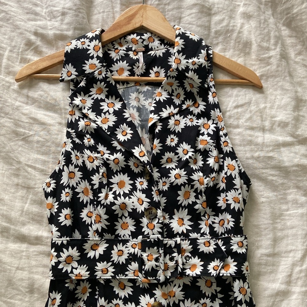 Free People Belted Floral Maxi Dress